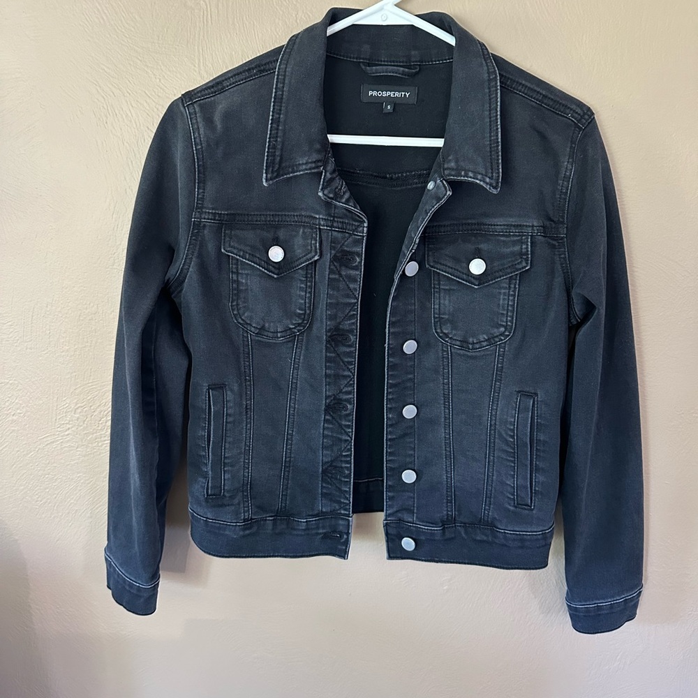 Black Jean Jacket